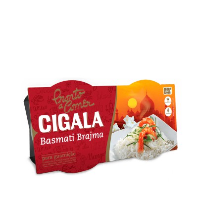 Arroz Cigala Pronto a Comer Basmati (125gr.x2)x8